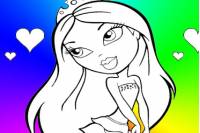 Раскраскрашиваем Братц - Bratz Coloring